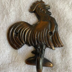 Vintage Rooster Decorative Hook